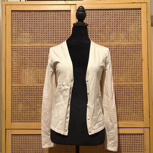 New Artizia Babaton Button Up Cardigan Cream Size Small